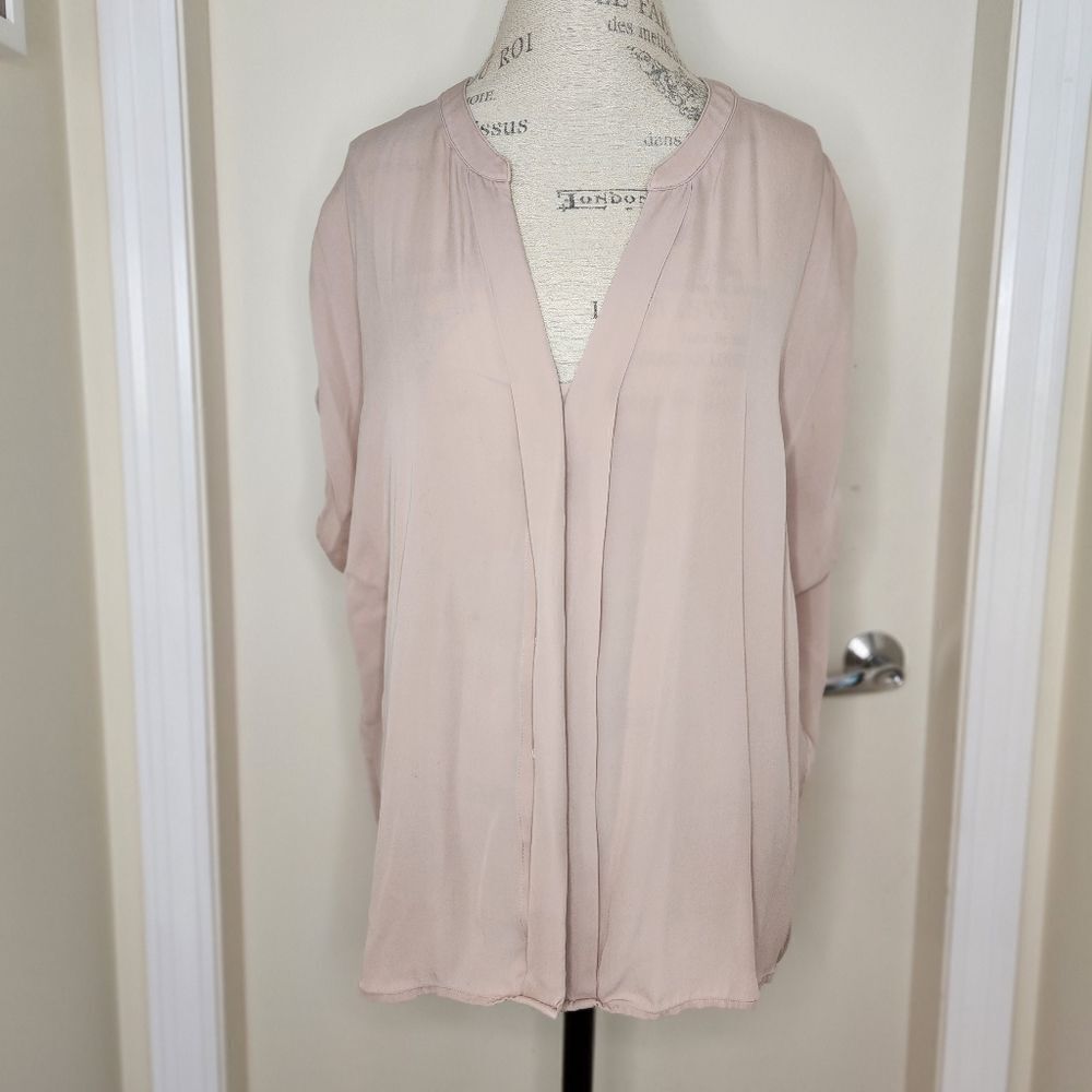 Vince Blush Pink Button-Down Blouse